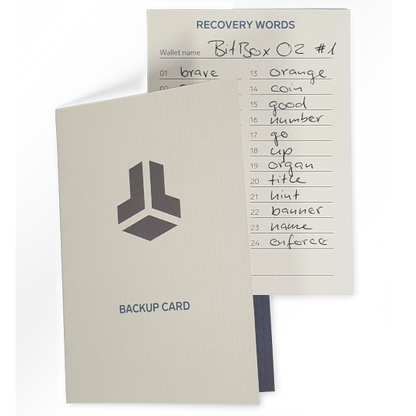 📝 Backup Card